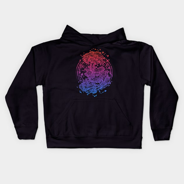 Betta Wave Kids Hoodie by Villainmazk